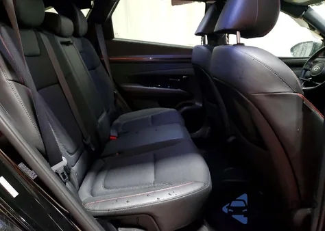 2023 Hyundai Tucson N Line z USA, uszkodzony, nr VIN KM8JFCAE8PU186030